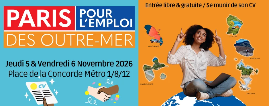Paris pour l'Emploi des Outre-Mer – jeudi 5 et vendredi 6 novembre 2026, place de la Concorde
